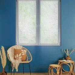 Atmosphera Voilages*Lot de 2 voilages "Moly" Blanc