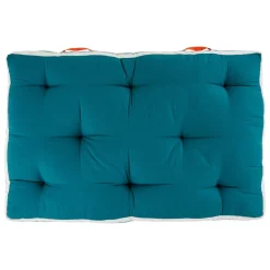 Atmosphera Coussins De Sol|Coussins D'Extérieur*Matelas de sol d'extérieur YUCATAN Bleu canard ModeleA