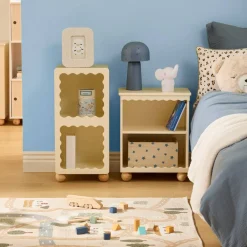 Atmosphera Bibliothèques, Étagères*Meuble de rangement enfant 1 niveau(x) "Bouli" Beige