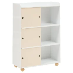 Atmosphera Bibliothèques, Étagères*Meuble de rangement enfant 3 portes 2 niveaux 