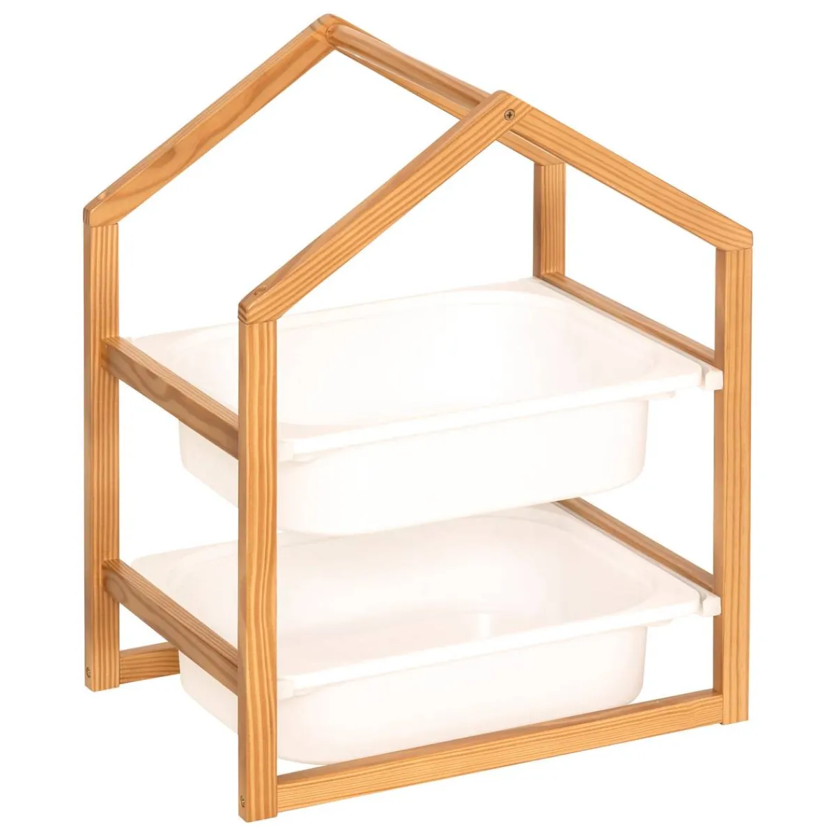 Atmosphera Meubles De Rangement*Meuble de rangement enfant 2 étagères "Bako" Rose