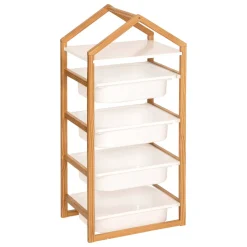 Atmosphera Meubles De Rangement*Meuble de rangement 4 étagères 