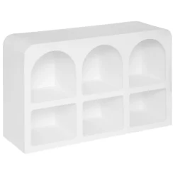 Atmosphera Voir Tout |Bibliothèques, Vitrines*Meuble 6 niches "Soleya" Noir