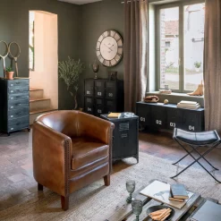 Atmosphera Commodes, Chiffonniers|Buffets*Meuble 6 portes "Sevin" Boisnaturel2