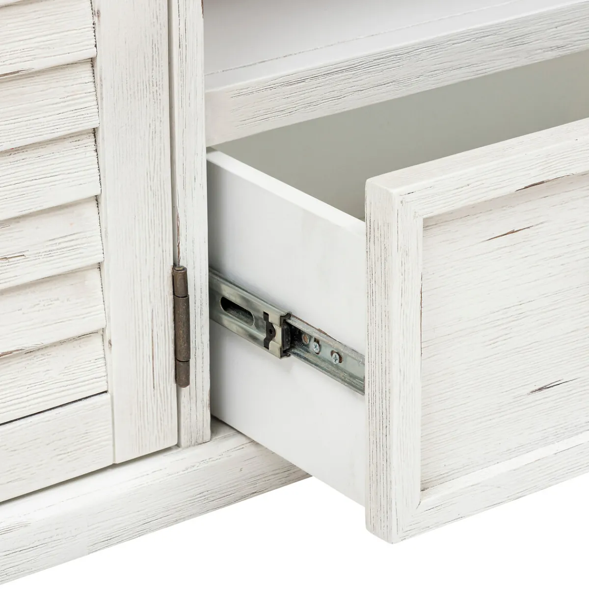 Atmosphera Voir Tout |Meubles Tv*Meuble TV 2 portes "Olbia" Blanc