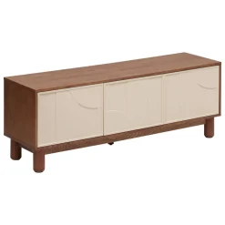 Atmosphera Meubles Tv*Meuble TV 2 portes 4 étagères 