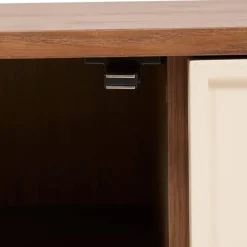 Atmosphera Meubles Tv*Meuble TV 2 portes 4 étagères 