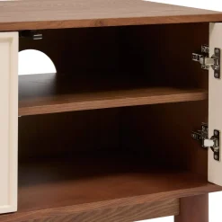 Atmosphera Meubles Tv*Meuble TV 2 portes 4 étagères 
