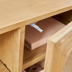 Atmosphera Meubles Tv*Meuble TV 2 portes 3 étagères