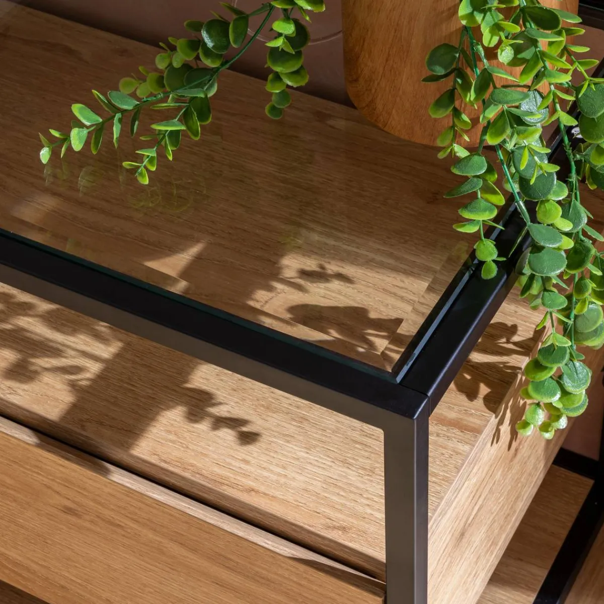 Atmosphera Meubles Tv*Meuble TV 3 tiroirs "Aldea" Beige