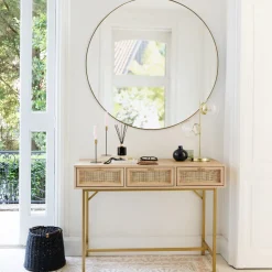 Atmosphera Miroirs|Décoration En Bois*Miroir "Alice" Blanc