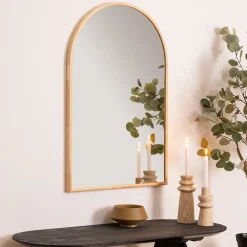 Atmosphera Miroirs|Décoration En Bois*Miroir arche "Kim" Or