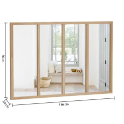 Atmosphera Miroirs|Décoration En Bois*Miroir d'atelier 