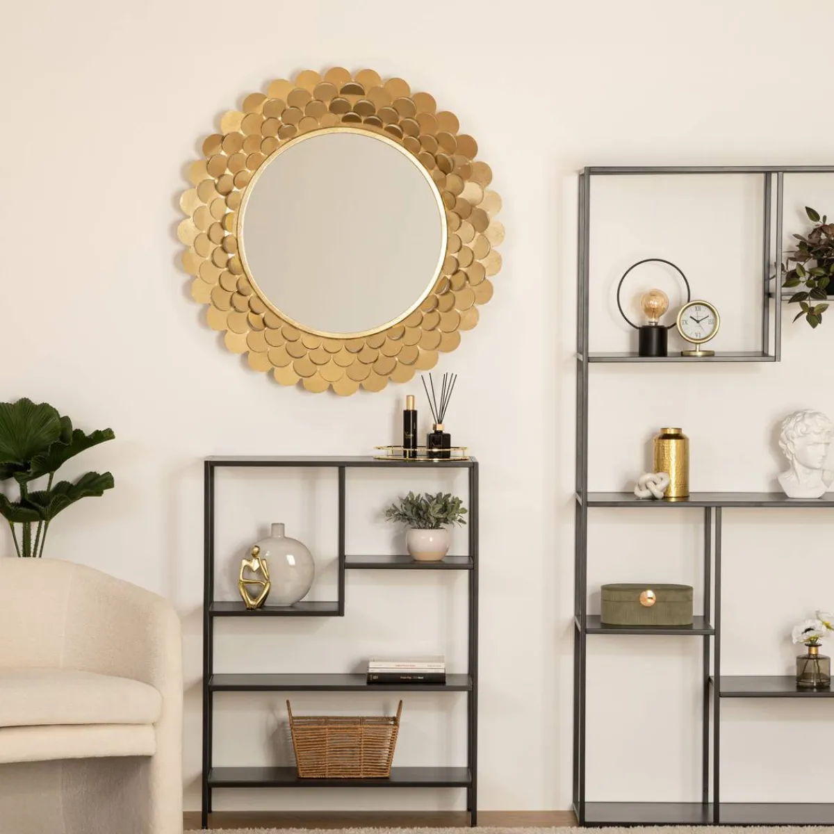 Atmosphera Miroirs*Miroir "Dolly" Noir