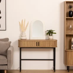 Atmosphera Décoration En Bois*Miroir "Emily" Noir