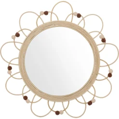 Atmosphera Décorations Murales*Miroir enfant "Campagne" Beige