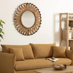 Atmosphera Miroirs|Décoration En Bois*Miroir "Eve" Noir