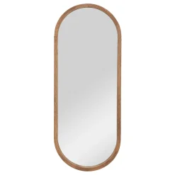 Atmosphera Miroirs|Décoration En Bois*Miroir "Gianni" Marron