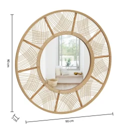 Atmosphera Décoration En Bois*Miroir