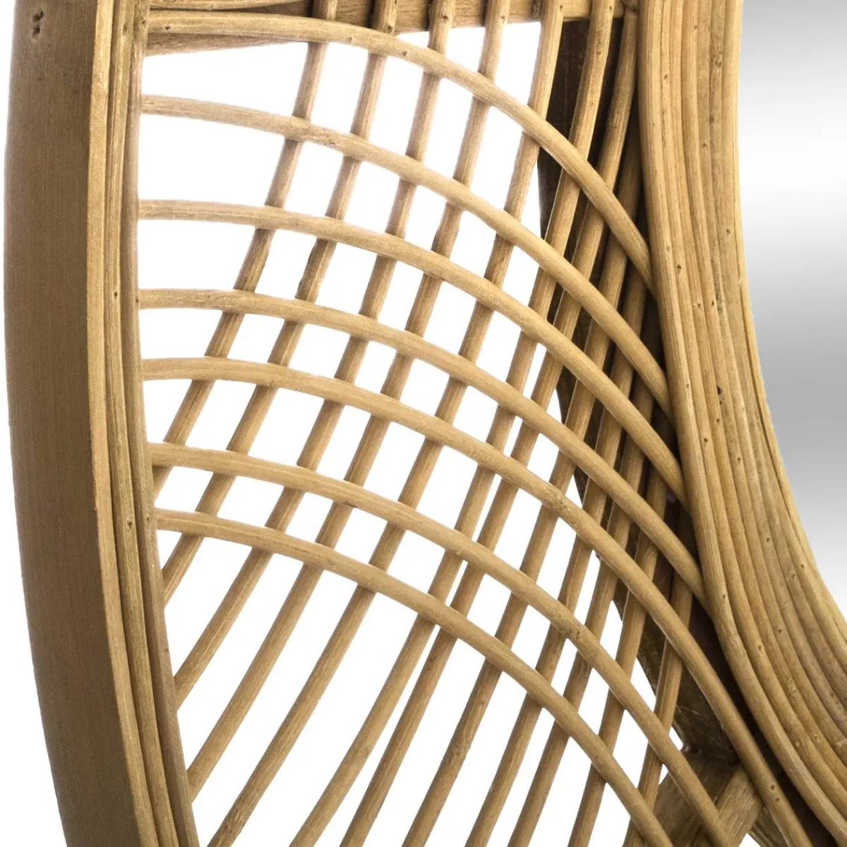 Atmosphera Décoration En Bois*Miroir "Ina" Blanc
