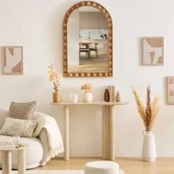 Atmosphera Miroirs*Miroir "Lucas" Beige