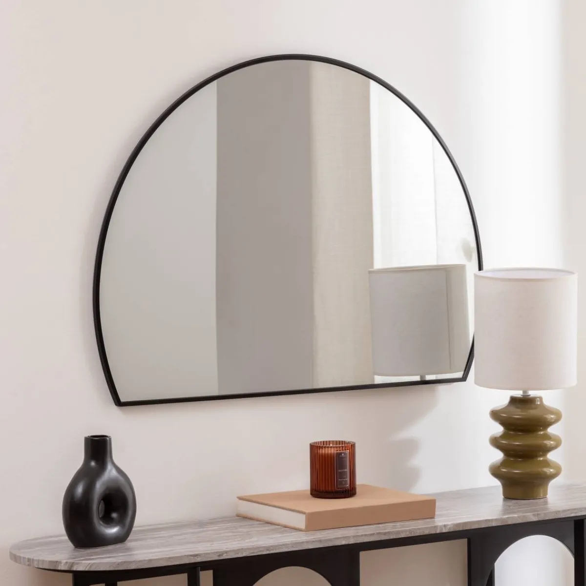 Atmosphera Miroirs*Miroir mural "Alice" Argent