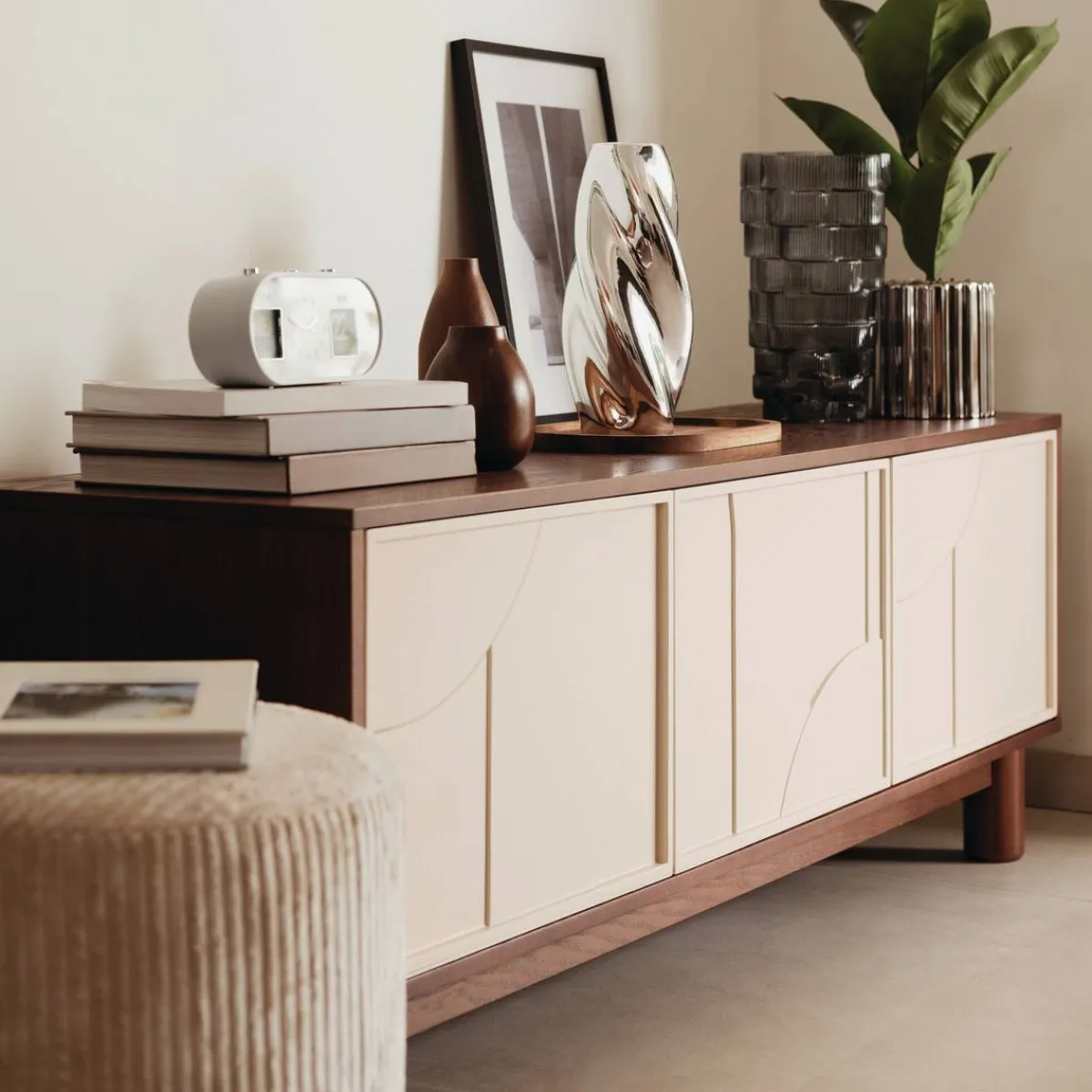 Atmosphera Miroirs*Miroir mural "Micaela" Beige