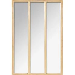 Atmosphera Miroirs|Décoration En Bois*Miroir "Nae" Marron