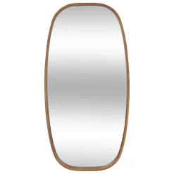 Atmosphera Miroirs|Décoration En Bois*Miroir ovale "Jasna" Beige