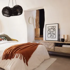 Atmosphera Décoration En Bois*Miroir "Roman" Boisnaturel
