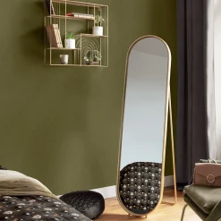 Atmosphera Miroirs*Miroir sur pied "Edi" Beige
