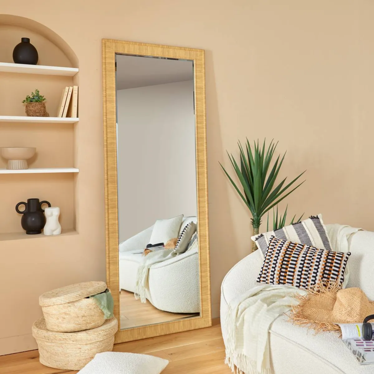 Atmosphera Miroirs*Miroir "Thea" Bois