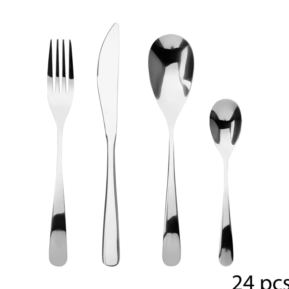 Atmosphera Ménagères*Ménagère 24 pièces "Mesa" Argent