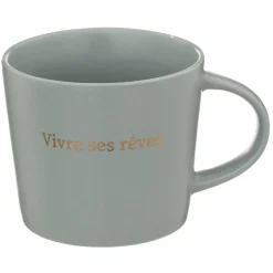 Atmosphera Tasses, Mugs*Mug  "Belle Journee" Blanc