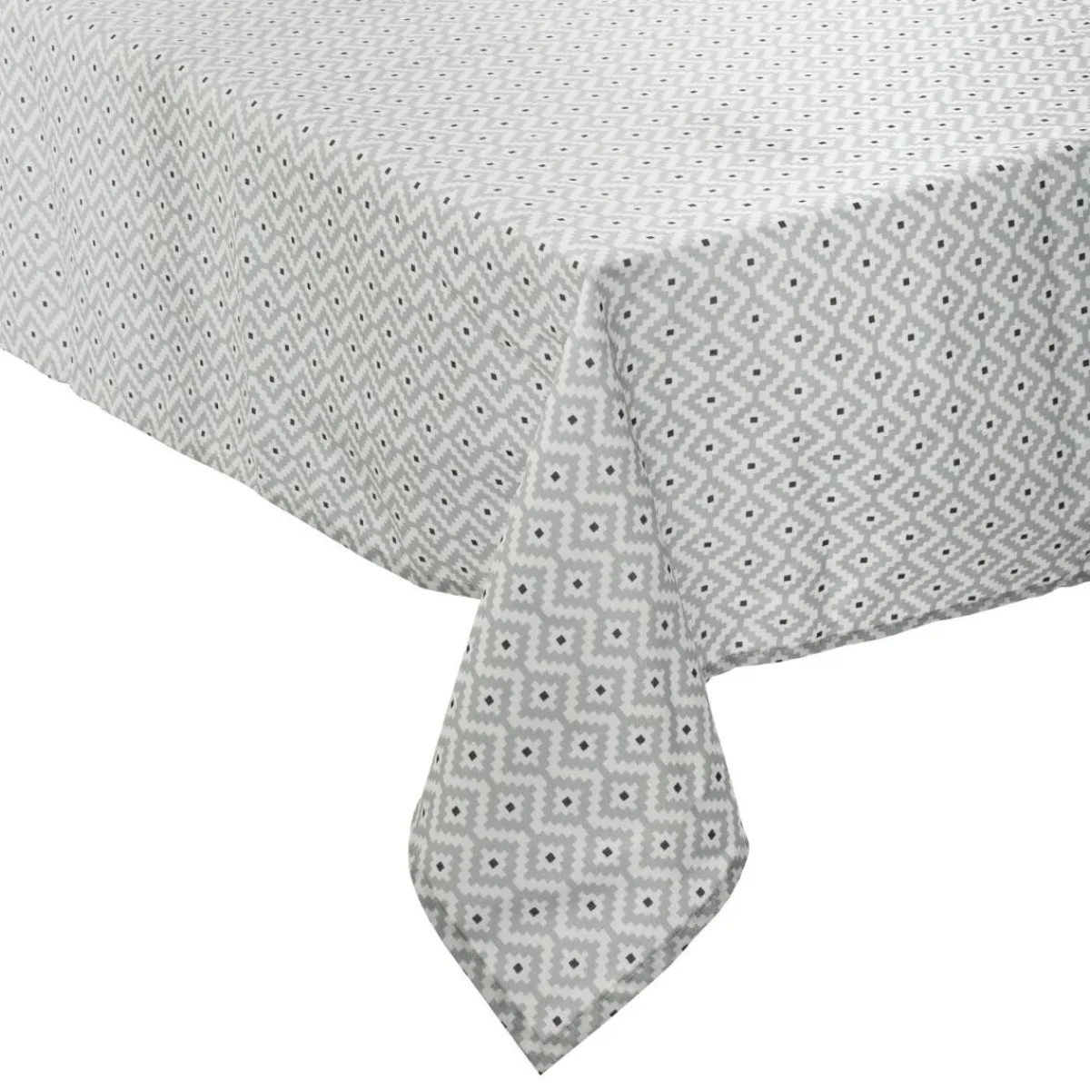 Atmosphera Chemins De Table, Centres De Table|Nappes, Chemins De Table*Nappe anti-tache "Etnik" Gris