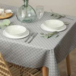 Atmosphera Chemins De Table, Centres De Table|Nappes, Chemins De Table*Nappe anti-tache "Livia" Rouge