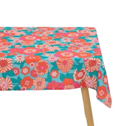 Atmosphera Art De La Table D'Extérieur|Chemins De Table, Centres De Table*Nappe d'extérieur 240x140 cm "Bloomorama" Transparent