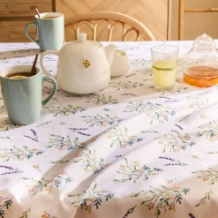 Atmosphera Chemins De Table, Centres De Table|Nappes, Chemins De Table*Nappe "Garrigue" Moutarde