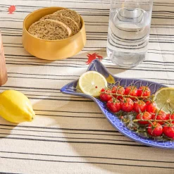 Atmosphera Nappes, Chemins De Table*Nappe "Oceania" Beigelin