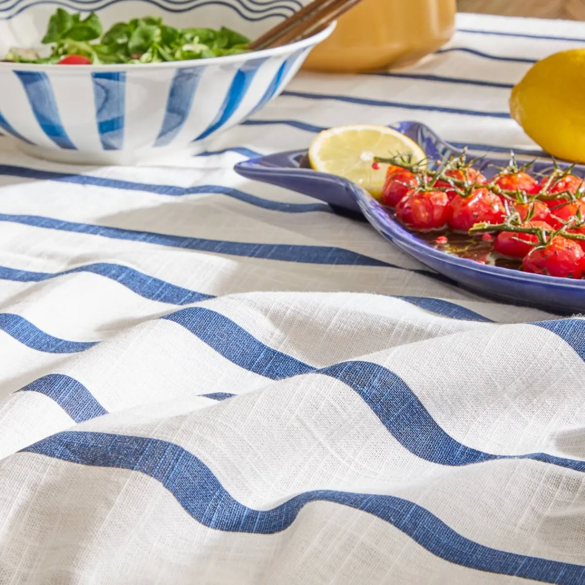 Atmosphera Chemins De Table, Centres De Table|Nappes, Chemins De Table*Nappe "Oceania" Rouge