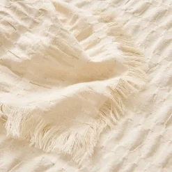 Atmosphera Nappes, Chemins De Table*Nappe "Ysel" Blanc