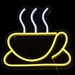 Atmosphera Lampes Led|Guirlandes, Boîtes Lumineuses*Néon led "Cafe" Bleu