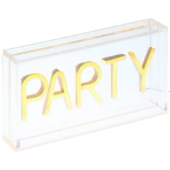 Atmosphera Lampes Led|Guirlandes, Boîtes Lumineuses*Néon led "Party" Blanc