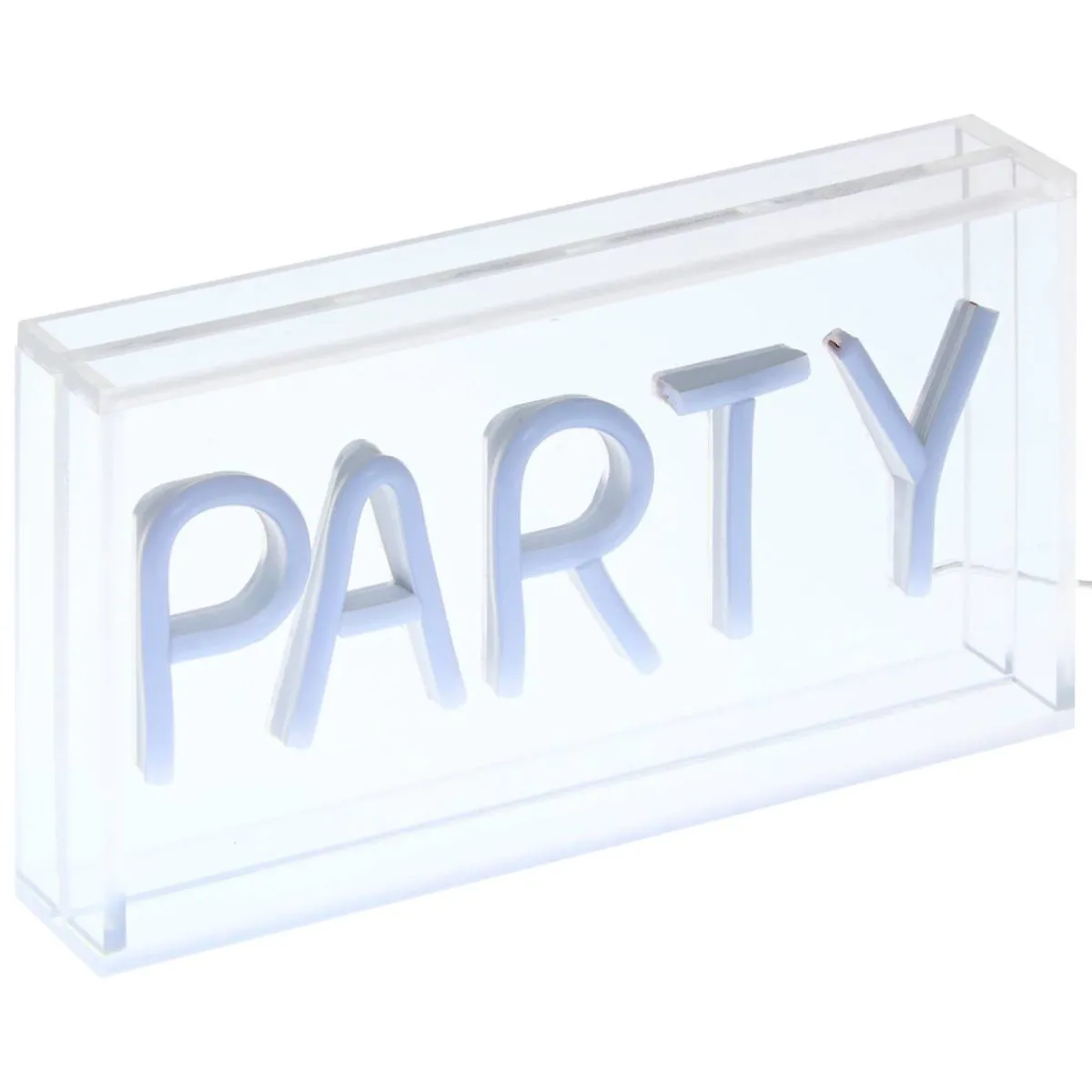 Atmosphera Lampes Led|Guirlandes, Boîtes Lumineuses*Néon led "Party" Blanc