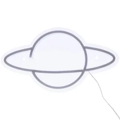 Atmosphera Lampes Led|Guirlandes, Boîtes Lumineuses*Néon led "Planet" Gris