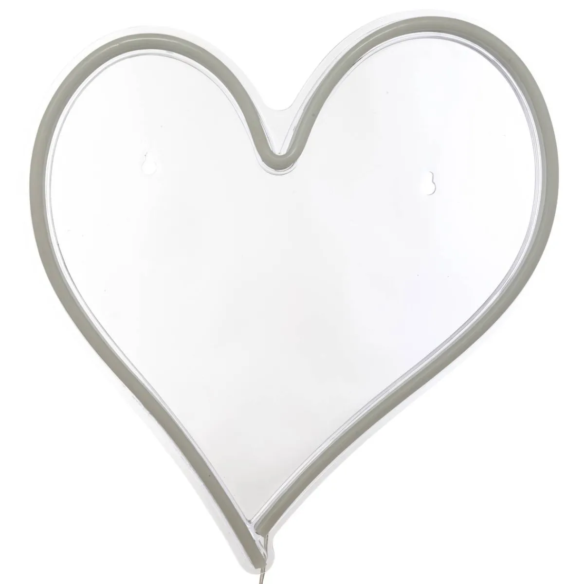 Atmosphera Guirlandes, Boîtes Lumineuses*Néon mural LED "Coeur" Boisnaturel