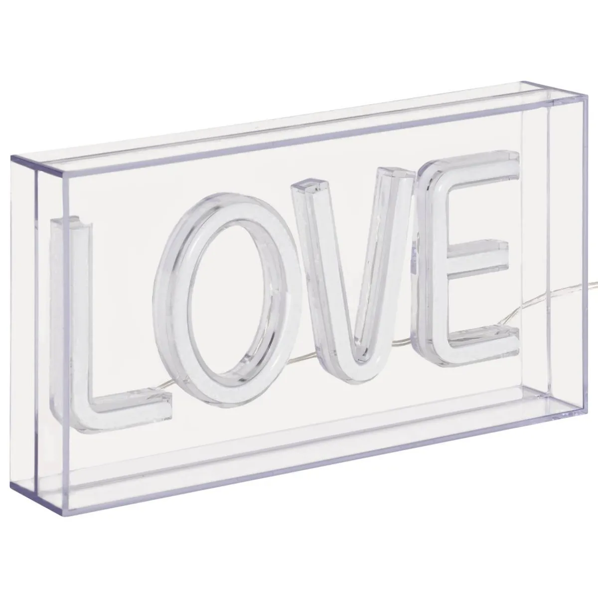 Atmosphera Guirlandes, Boîtes Lumineuses*Néon à poser LED "Love" Doré