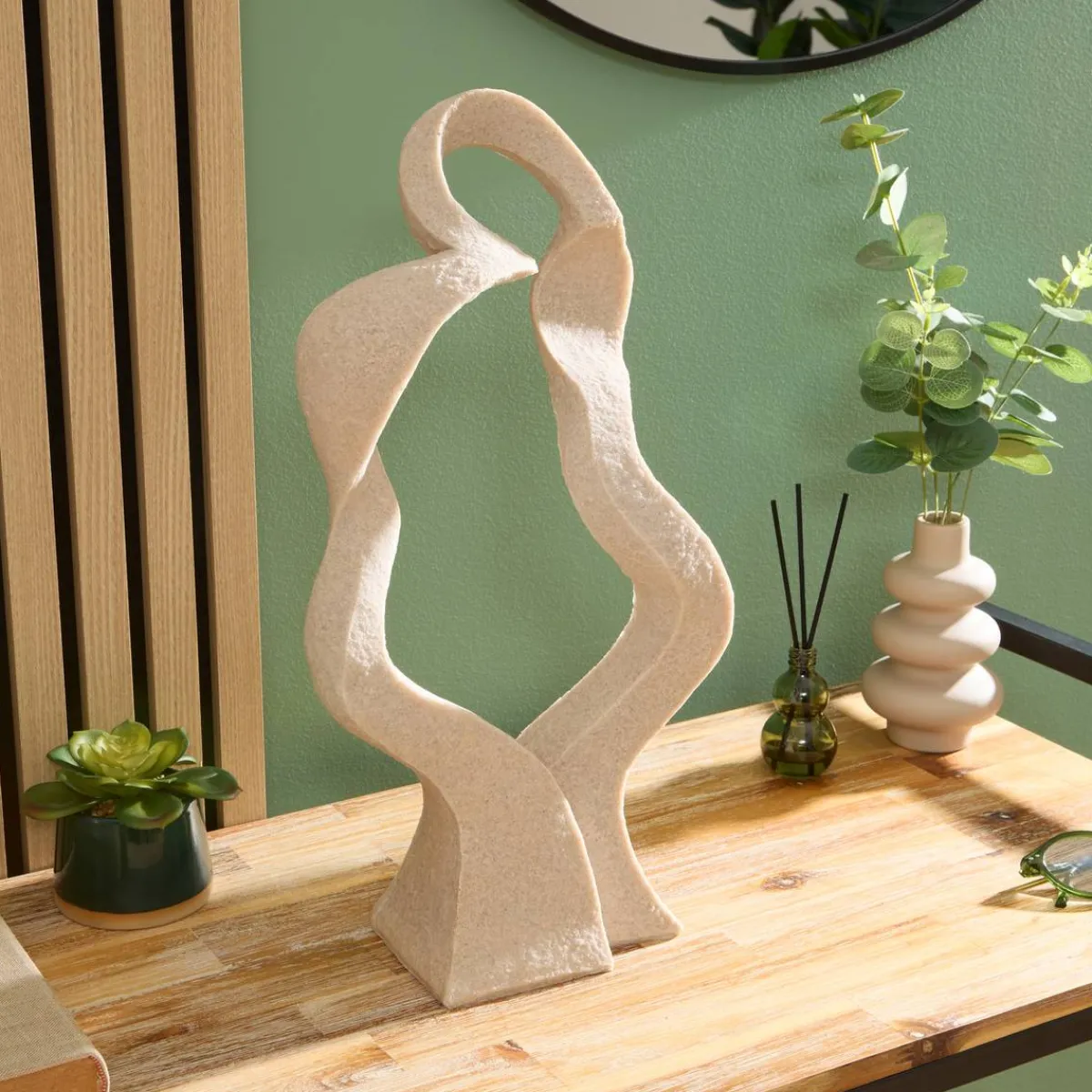 Atmosphera Objets À Poser*Objet déco "Salma" Blanc