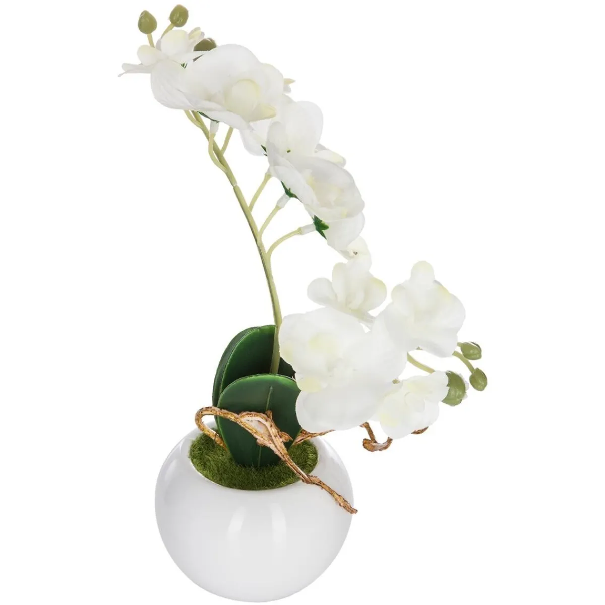Atmosphera Fleurs Artificielles*Orchidée artificielle Blanc