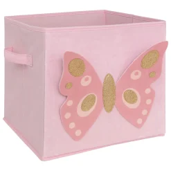 Atmosphera Boîtes, Petits Rangements*Panier de rangement enfant papillon "Joey" Rose